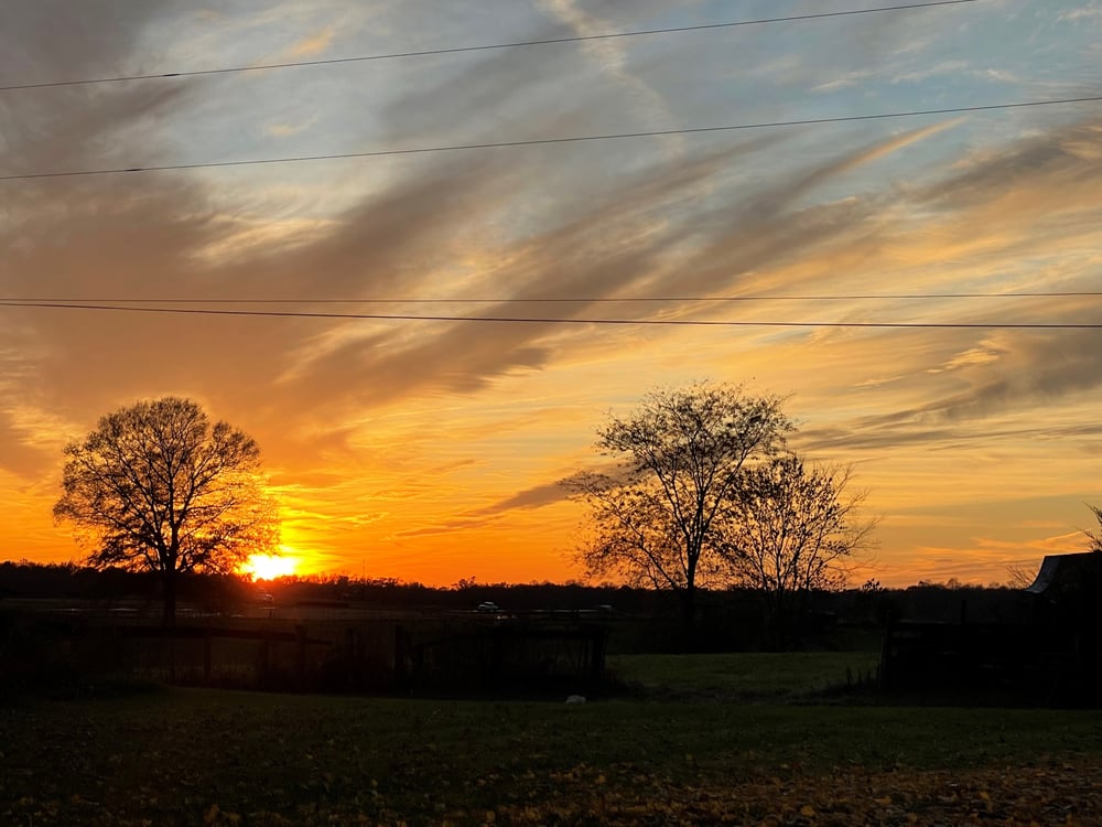 Manchester TN farm sunset Gabriela