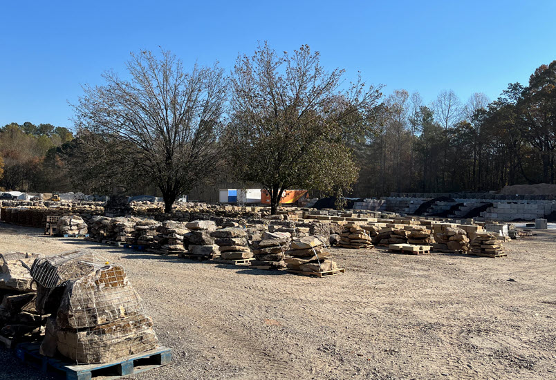Super-Sod of Dawsonville selection of natural stone