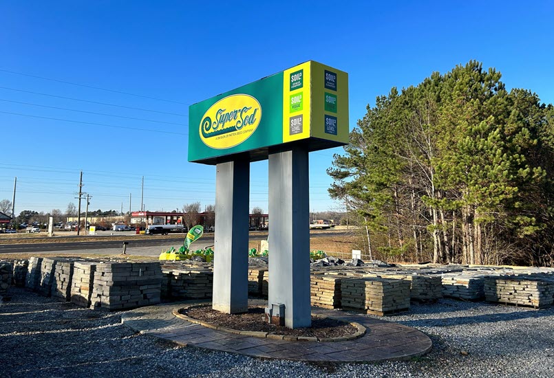 Super-Sod of Dawsonville store sign