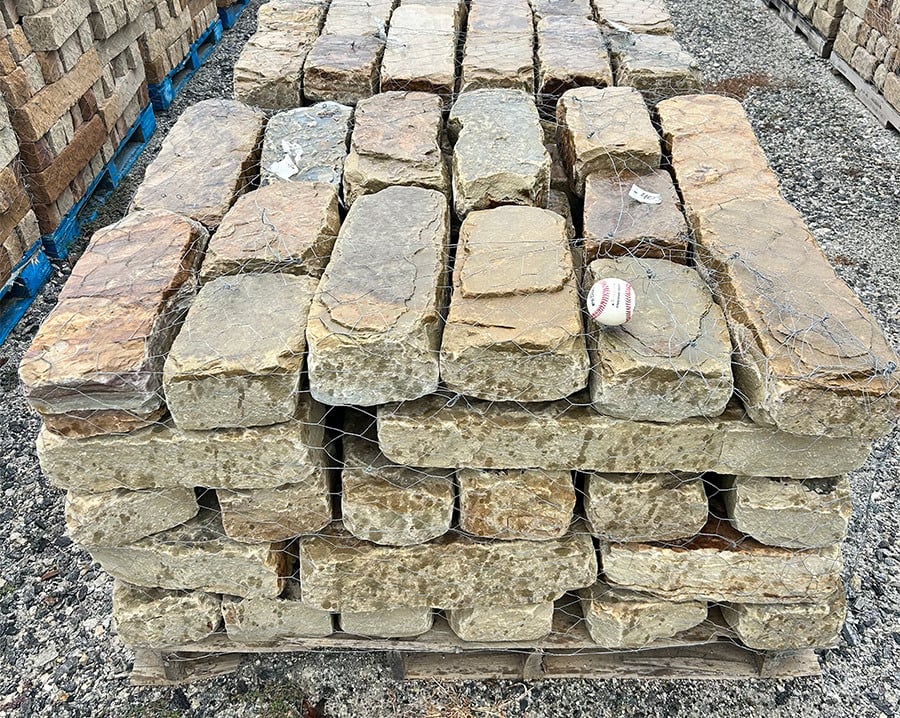 pallets-of-stone-for-lawn-border-edging-at-super-sod