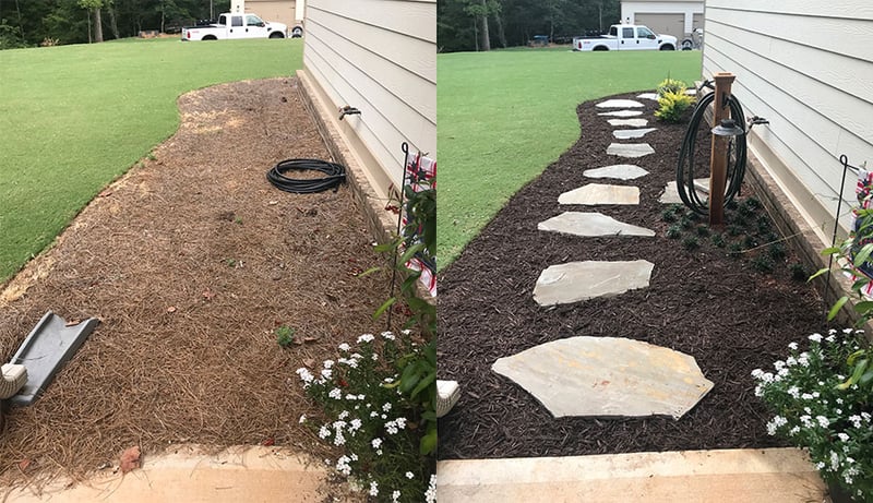 before-after-flowerbed