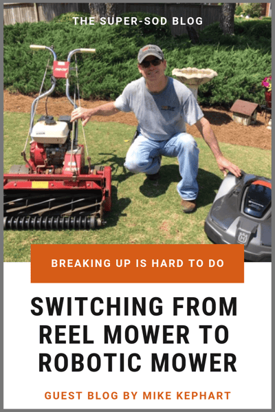 switching from reel mower to robotic mower