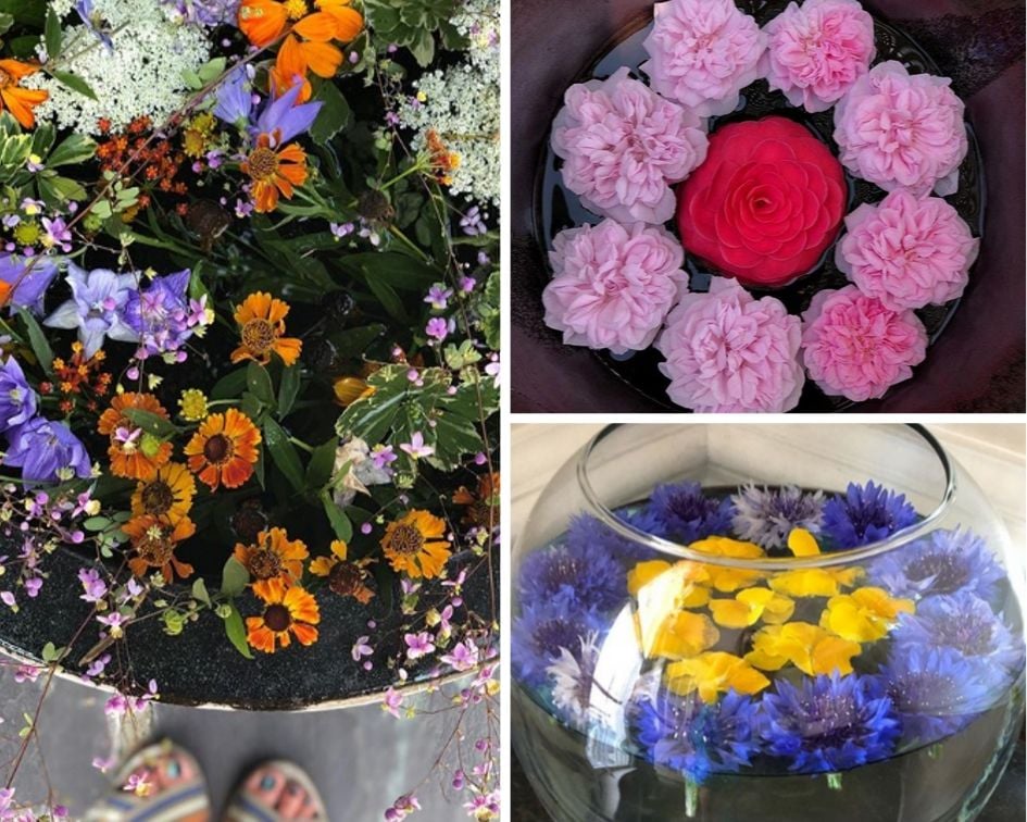 Floating Flower Arrangements