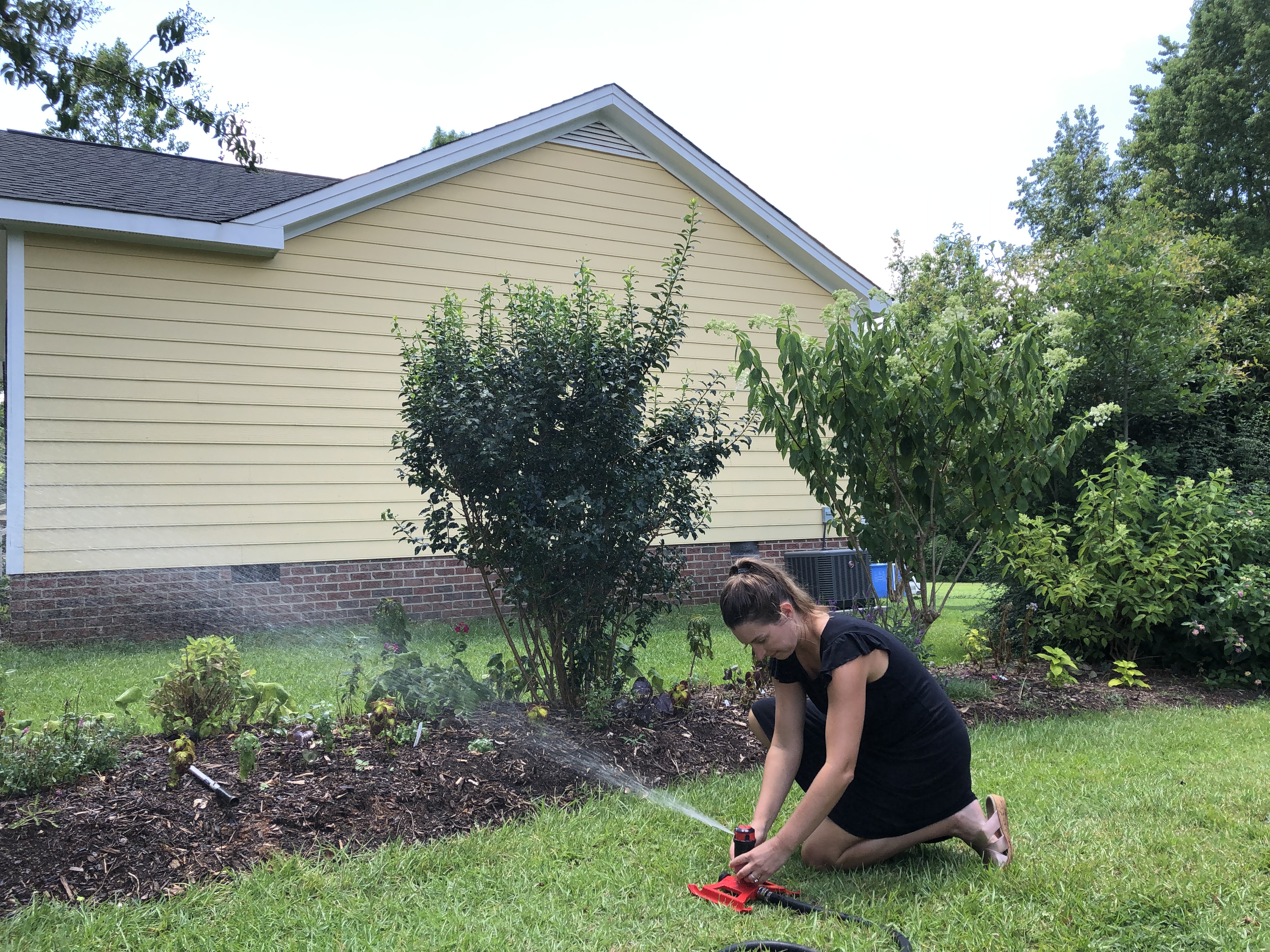 Brie adjusting sprinkler